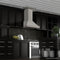 Convertible Vent Wooden Wall Mount Range Hood - 30 Inch