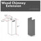 61" Wooden Chimney Extension for Ceilings up to 12.5 ft.