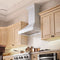 30 In. Wooden Wall Mount Range Hood In Smooth Bright White Finish