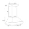 30 In. Wooden Wall Mount Range Hood In Smooth Bright White Finish