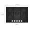 36" Gas-on-glass Cooktop
