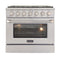 36″ Pro Class Kitchen Dual Fuel Range