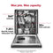 360° Max Jets™ Third Rack Dishwasher with 50+ Total Wash Jets, 44 dBA