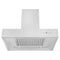 30 In. Convertible Professional Wall Mount Range Hood In Stainless Steel
