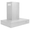 30 In. Convertible Professional Wall Mount Range Hood In Stainless Steel