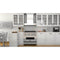 30 in. Professional Wall Mount Range Hood In Stainless Steel With Crown Molding