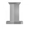 30 in. Professional Wall Mount Range Hood In Stainless Steel With Crown Molding