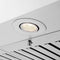 24 In. Convertible Vent Wall Mount Range Hood In Stainless Steel With Crown Molding