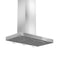 36 In. Convertible Vent Wall Mount Range Hood In Stainless Steel With Crown Molding