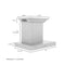 24 In. Crownsound™ Ducted Vent Wall Mount Range Hood In Stainless Steel With Built-in Bluetooth Speakers