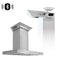 30 In. Crownsound™ Ducted Vent Wall Mount Range Hood In Stainless Steel With Built-in Bluetooth Speakers