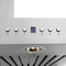 30 In. Crownsound™ Ducted Vent Wall Mount Range Hood In Stainless Steel With Built-in Bluetooth Speakers