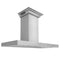 48 In. Crownsound™ Ducted Vent Wall Mount Range Hood In Stainless Steel With Built-in Bluetooth Speakers