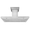 48 In. Crownsound™ Ducted Vent Wall Mount Range Hood In Stainless Steel With Built-in Bluetooth Speakers