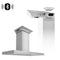 48 In. Crownsound™ Ducted Vent Wall Mount Range Hood In Stainless Steel With Built-in Bluetooth Speakers