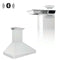 36 In. Crownsound™ Ducted Vent Wall Mount Range Hood In Stainless Steel With Built-in Bluetooth Speakers