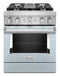 KitchenAid® 30'' Smart Commercial-Style Dual Fuel Range with 4 Burners