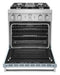 KitchenAid® 30'' Smart Commercial-Style Dual Fuel Range with 4 Burners