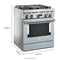 KitchenAid® 30'' Smart Commercial-Style Dual Fuel Range with 4 Burners