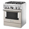 30'' Smart Commercial-Style Dual Fuel Range with 4 Burners