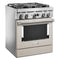 30'' Smart Commercial-Style Dual Fuel Range with 4 Burners