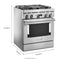 30'' Smart Commercial-Style Dual Fuel Range with 4 Burners