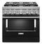 KitchenAid® 36'' Smart Commercial-Style Dual Fuel Range with 6 Burners