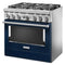 KitchenAid® 36'' Smart Commercial-Style Dual Fuel Range with 6 Burners