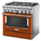 Kitchenaid® 36'' Smart Commercial-style Dual Fuel Range With 6 Burners