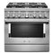 Kitchenaid® 36'' Smart Commercial-style Dual Fuel Range With 6 Burners