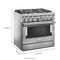 Kitchenaid® 36'' Smart Commercial-style Dual Fuel Range With 6 Burners