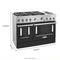 KitchenAid® 48'' Smart Commercial-Style Dual Fuel Range with Griddle