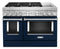KitchenAid® 48'' Smart Commercial-Style Dual Fuel Range with Griddle