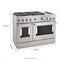 48'' Smart Commercial-Style Dual Fuel Range with Griddle