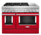 KitchenAid® 48'' Smart Commercial-Style Dual Fuel Range with Griddle