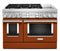 KitchenAid® 48'' Smart Commercial-Style Dual Fuel Range with Griddle