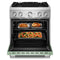 30-inch 4 Burner Commercial-style Dual Fuel Range With No Preheat Air Fry Mode