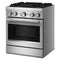 30-inch 4 Burner Commercial-style Dual Fuel Range With No Preheat Air Fry Mode