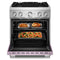 30-inch 4 Burner Commercial-style Dual Fuel Range With No Preheat Air Fry Mode