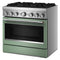36-inch 6 Burner Commercial-style Dual Fuel Range With No Preheat Air Fry Mode