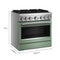 36-inch 6 Burner Commercial-style Dual Fuel Range With No Preheat Air Fry Mode