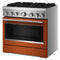 36-inch 6 Burner Commercial-style Dual Fuel Range With No Preheat Air Fry Mode