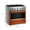 36-inch 6 Burner Commercial-style Dual Fuel Range With No Preheat Air Fry Mode