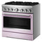 36-inch 6 Burner Commercial-style Dual Fuel Range With No Preheat Air Fry Mode
