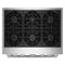36-inch 6 Burner Commercial-style Dual Fuel Range With No Preheat Air Fry Mode