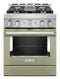 KitchenAid® 30'' Smart Commercial-Style Gas Range with 4 Burners