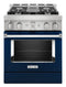 KitchenAid® 30'' Smart Commercial-Style Gas Range with 4 Burners