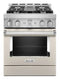 KitchenAid® 30'' Smart Commercial-Style Gas Range with 4 Burners