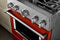 KitchenAid® 30'' Smart Commercial-Style Gas Range with 4 Burners
