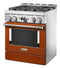 KitchenAid® 30'' Smart Commercial-Style Gas Range with 4 Burners